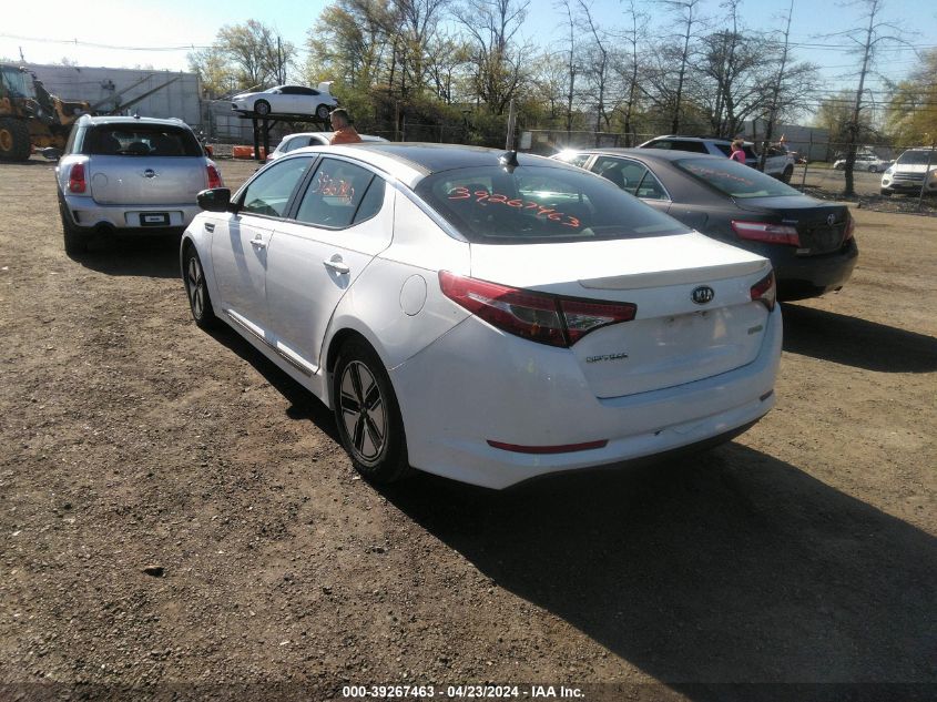 KNAGM4AD9C5023275 | 2012 KIA OPTIMA HYBRID