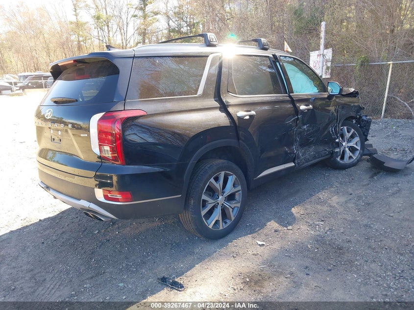 2021 Hyundai Palisade Sel VIN: KM8R4DHE8MU248462 Lot: 39267467