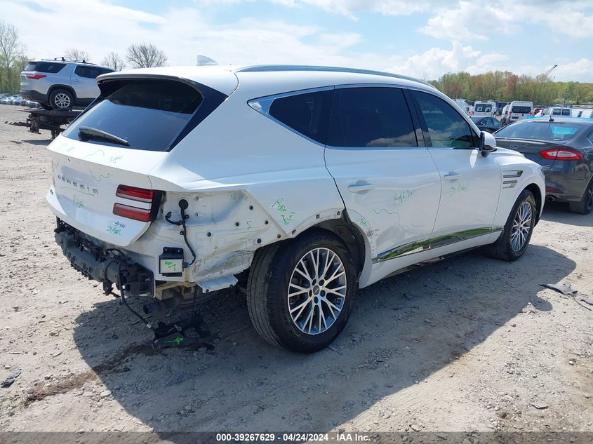 VIN KMUHBDSB4NU092276 2022 GENESIS GV80 2.5T AWD
