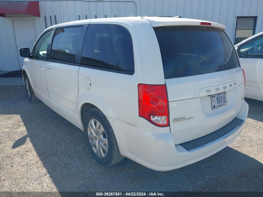 2017 Dodge Grand Caravan Se VIN: 2C4RDGBG1HR780512 Lot: 39267651