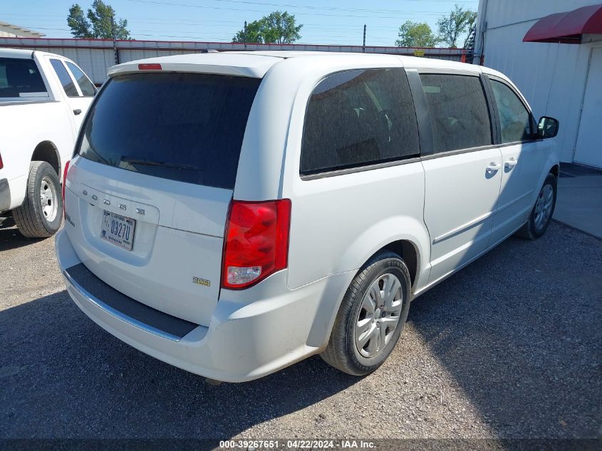 2017 Dodge Grand Caravan Se VIN: 2C4RDGBG1HR780512 Lot: 39267651