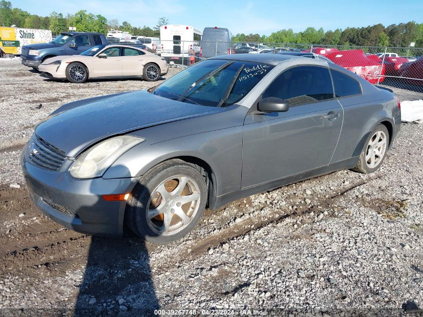 JNKCV54E56M702560 | 2006 INFINITI G35