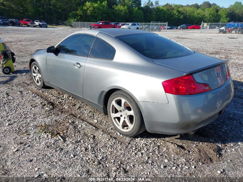 JNKCV54E56M702560 | 2006 INFINITI G35