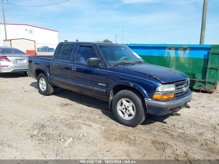 1GCDT13W71K242448 | 2001 CHEVROLET S-10