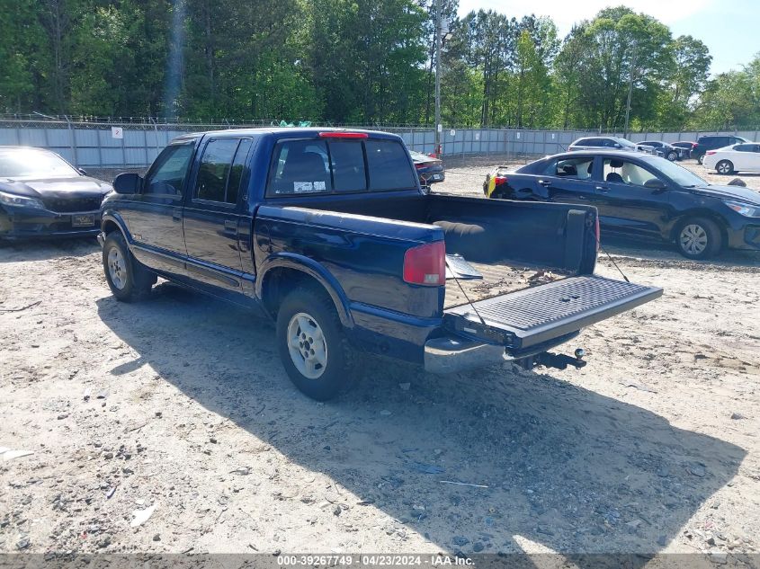 1GCDT13W71K242448 | 2001 CHEVROLET S-10