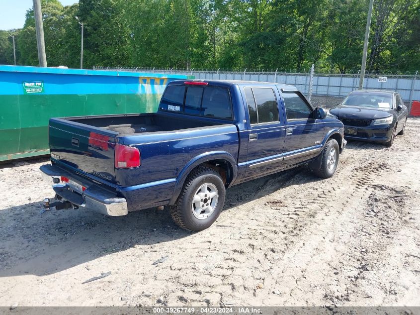 1GCDT13W71K242448 | 2001 CHEVROLET S-10