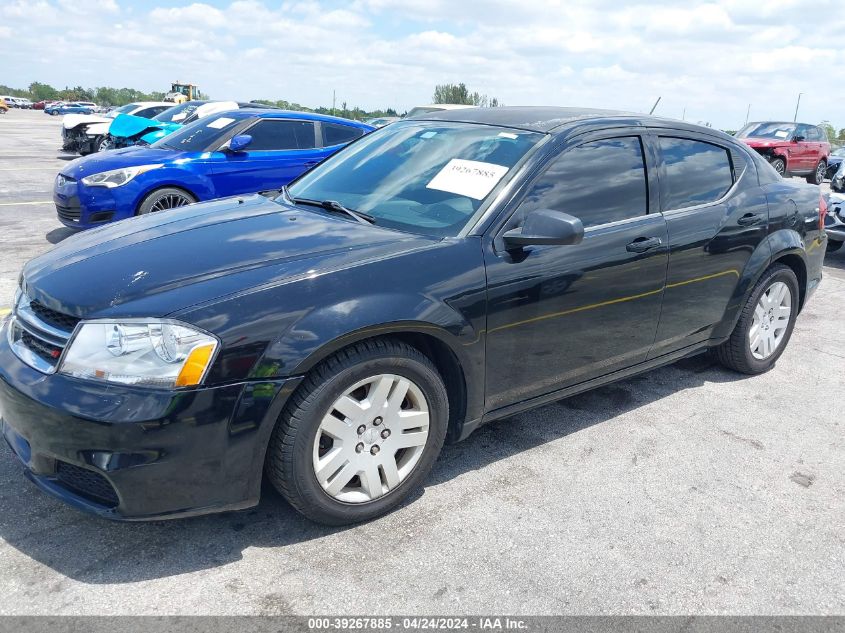 1C3CDZAB4CN216967 | 2012 DODGE AVENGER