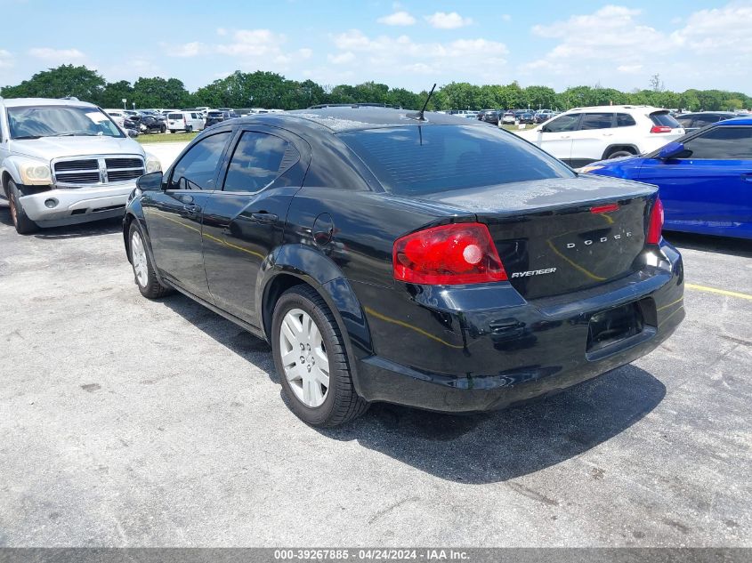 1C3CDZAB4CN216967 | 2012 DODGE AVENGER