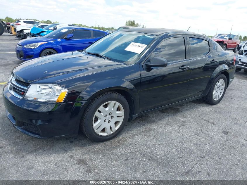 1C3CDZAB4CN216967 | 2012 DODGE AVENGER