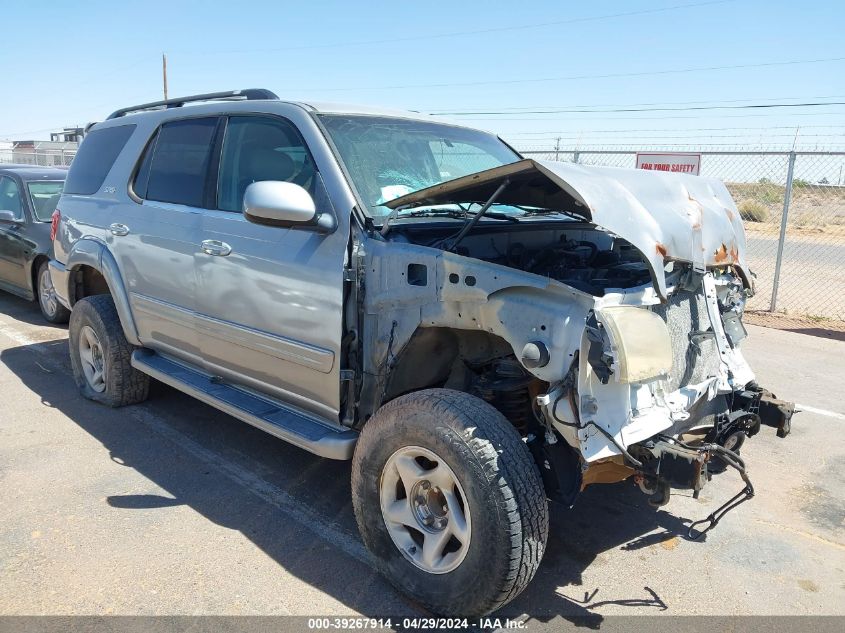 5TDZT34A92S092115 2002 Toyota Sequoia Sr5 V8