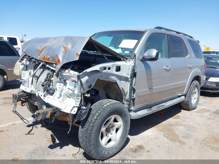 5TDZT34A92S092115 2002 Toyota Sequoia Sr5 V8