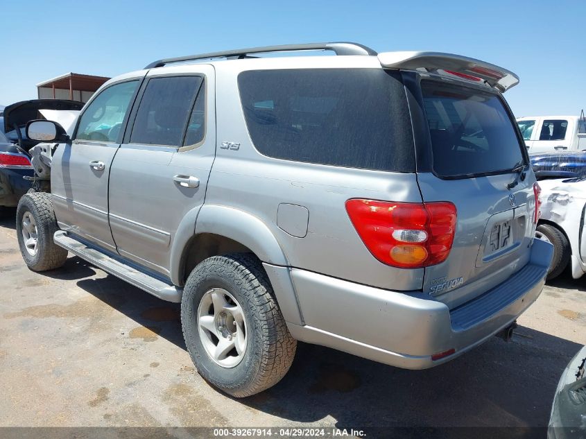 5TDZT34A92S092115 2002 Toyota Sequoia Sr5 V8