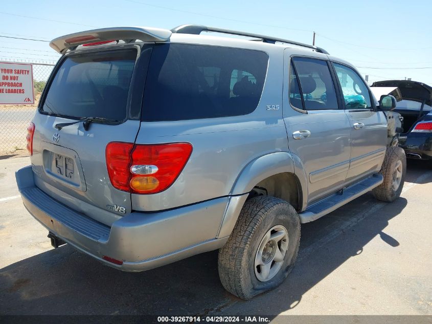 5TDZT34A92S092115 2002 Toyota Sequoia Sr5 V8