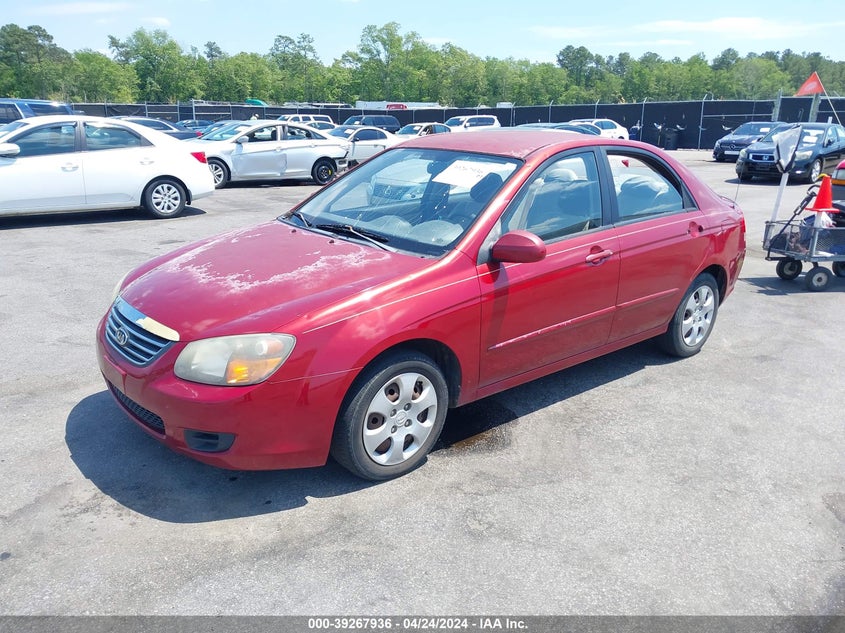 2009 Kia Spectra Ex VIN: KNAFE221295625767 Lot: 39267936