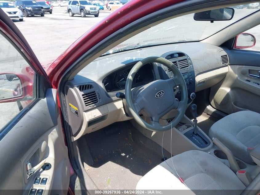 2009 Kia Spectra Ex VIN: KNAFE221295625767 Lot: 39267936