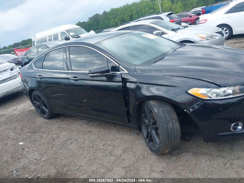 2013 Ford Fusion Titanium VIN: 3FA6P0K91DR146887 Lot: 39267952