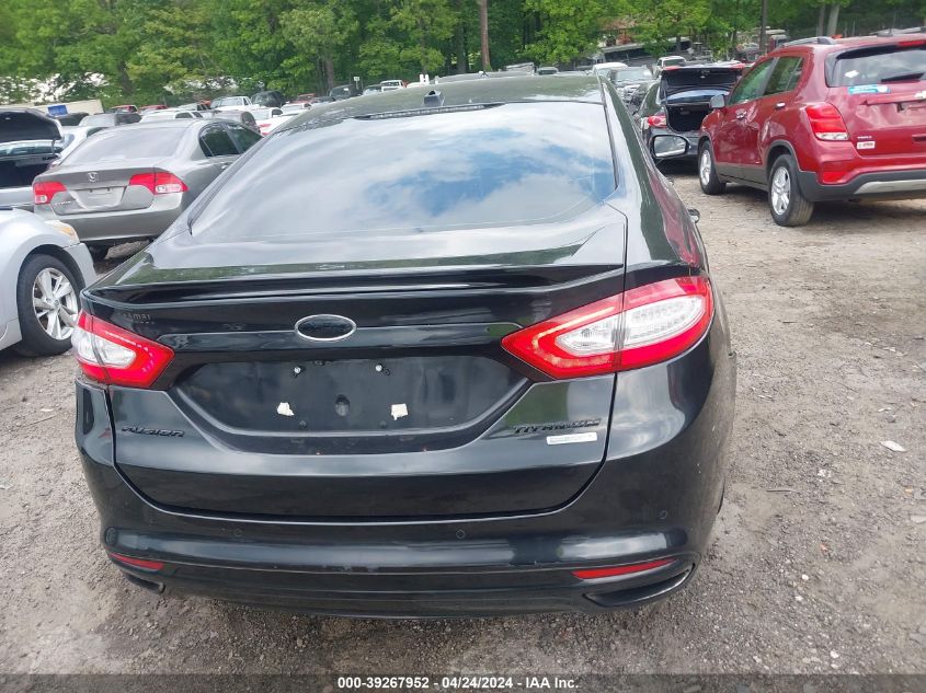 2013 Ford Fusion Titanium VIN: 3FA6P0K91DR146887 Lot: 39267952