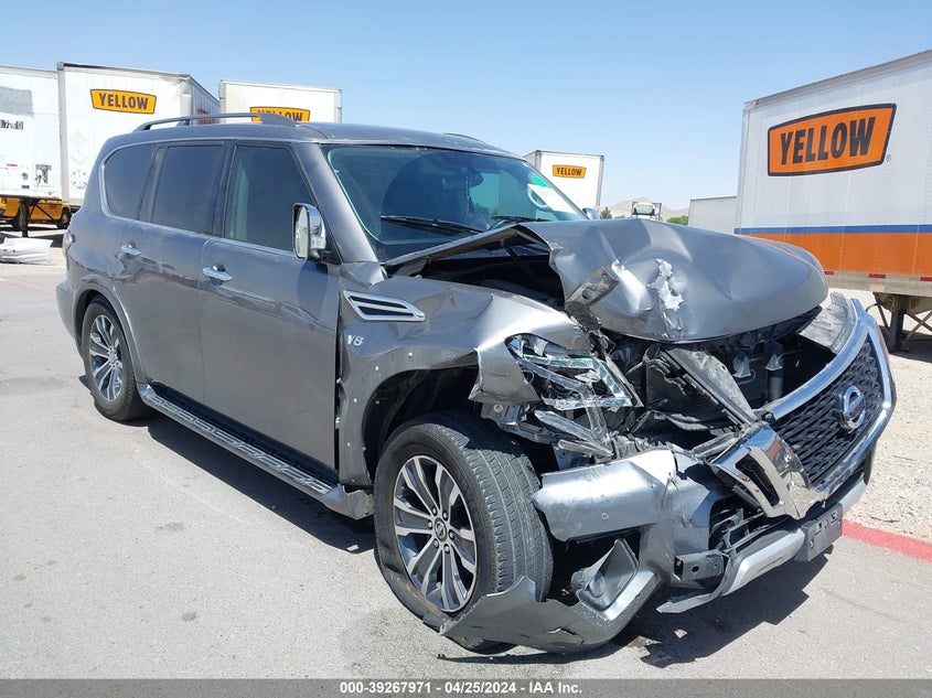 2018 Nissan Armada Sl VIN: JN8AY2ND8JX001382 Lot: 39267971