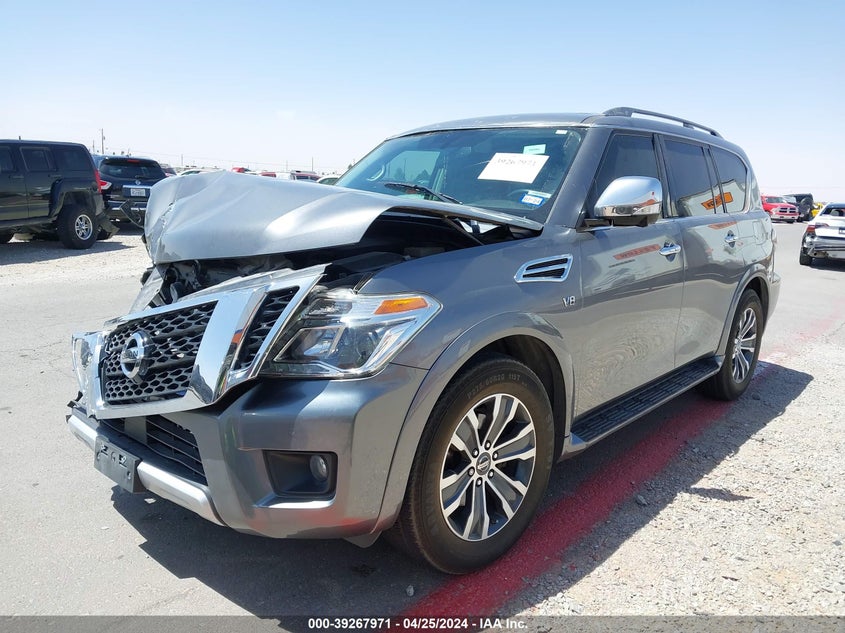 2018 Nissan Armada Sl VIN: JN8AY2ND8JX001382 Lot: 39267971