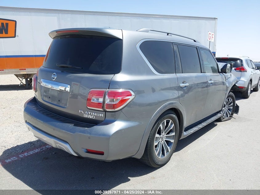 2018 Nissan Armada Sl VIN: JN8AY2ND8JX001382 Lot: 39267971