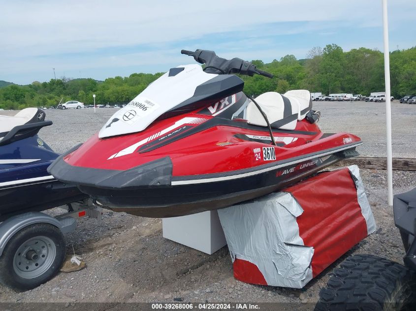 2018 Yamaha Vx VIN: YAMA3123B818 Lot: 39240458