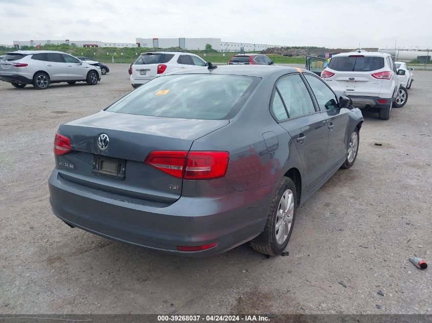 2015 Volkswagen Jetta 1.8T Se VIN: 3VWD17AJ6FM316035 Lot: 39268037