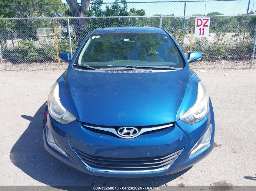 KMHDH4AE8GU481450 | 2016 HYUNDAI ELANTRA