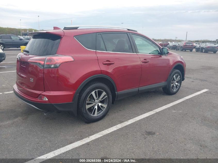 2018 Toyota Rav4 Xle VIN: 2T3RFREV0JW713864 Lot: 39268358