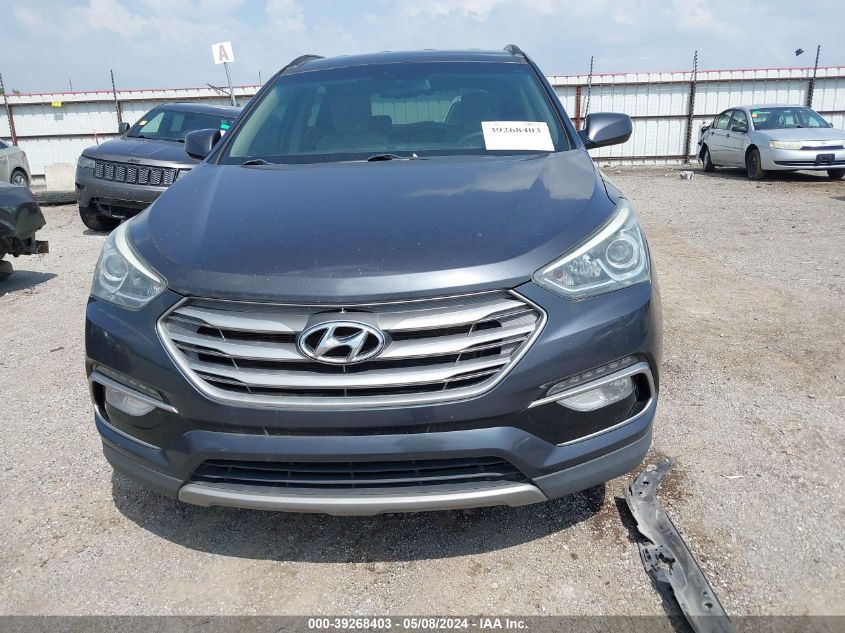 2017 Hyundai Santa Fe Sport 2.4L VIN: 5XYZU3LBXHG460122 Lot: 39268403