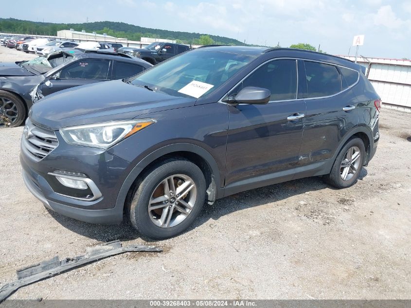 2017 Hyundai Santa Fe Sport 2.4L VIN: 5XYZU3LBXHG460122 Lot: 39268403