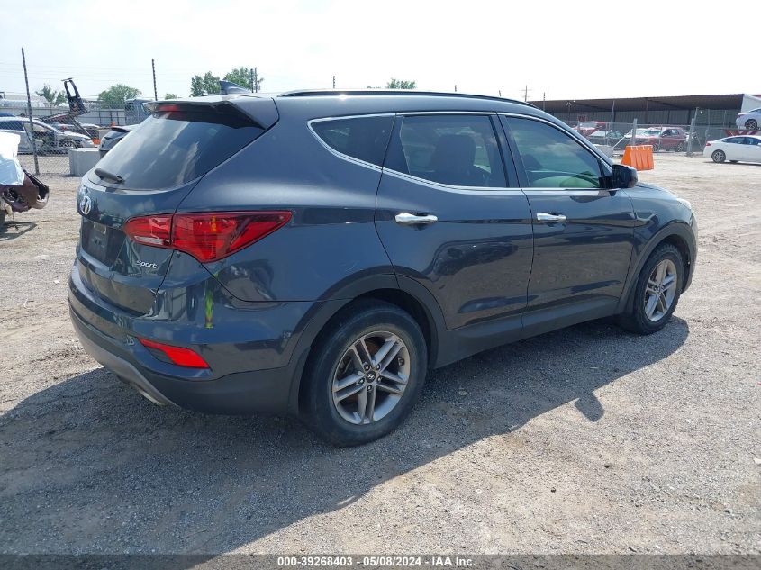 2017 Hyundai Santa Fe Sport 2.4L VIN: 5XYZU3LBXHG460122 Lot: 39268403