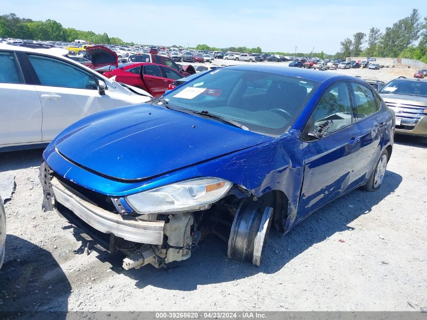 2013 Dodge Dart Aero VIN: 1C3CDFAH9DD284661 Lot: 39268620