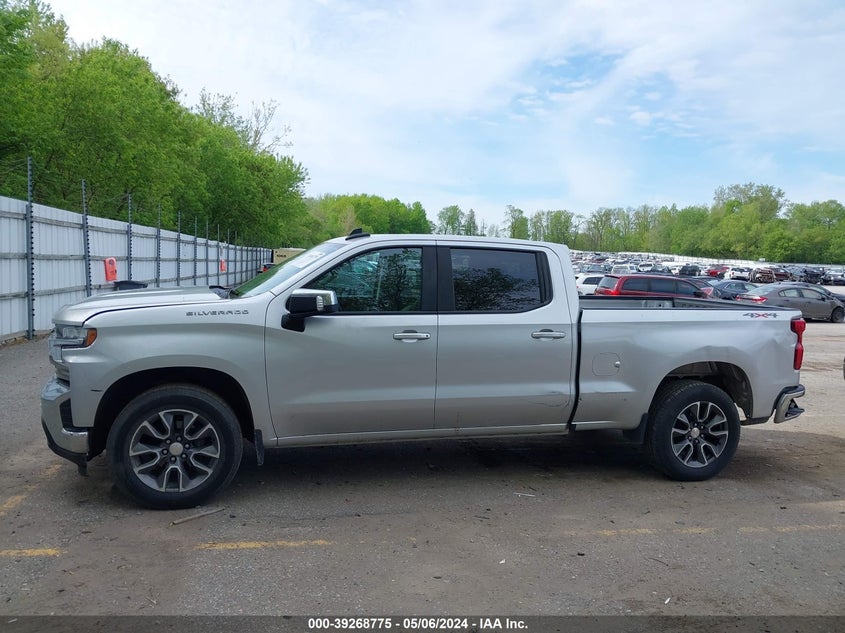 2021 CHEVROLET SILVERADO 1500 4WD  STANDARD BED LT - 3GCUYDED4MG213421