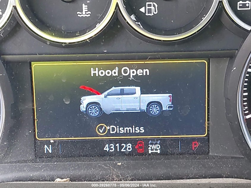 2021 CHEVROLET SILVERADO 1500 4WD  STANDARD BED LT - 3GCUYDED4MG213421