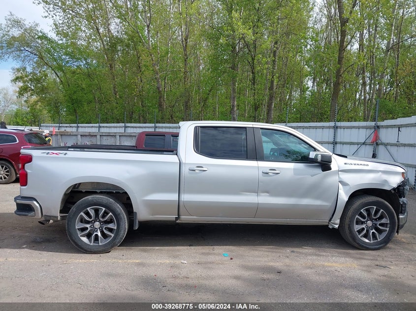 2021 CHEVROLET SILVERADO 1500 4WD  STANDARD BED LT - 3GCUYDED4MG213421