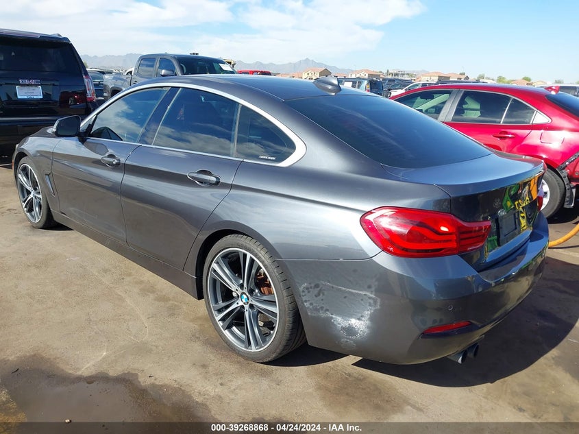 2018 BMW 430I Gran Coupe VIN: WBA4J1C56JBG78267 Lot: 39268868