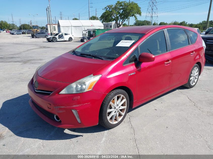 JTDZN3EU7C3108107 | 2012 TOYOTA PRIUS V