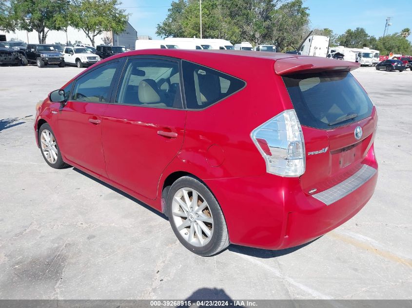 JTDZN3EU7C3108107 | 2012 TOYOTA PRIUS V