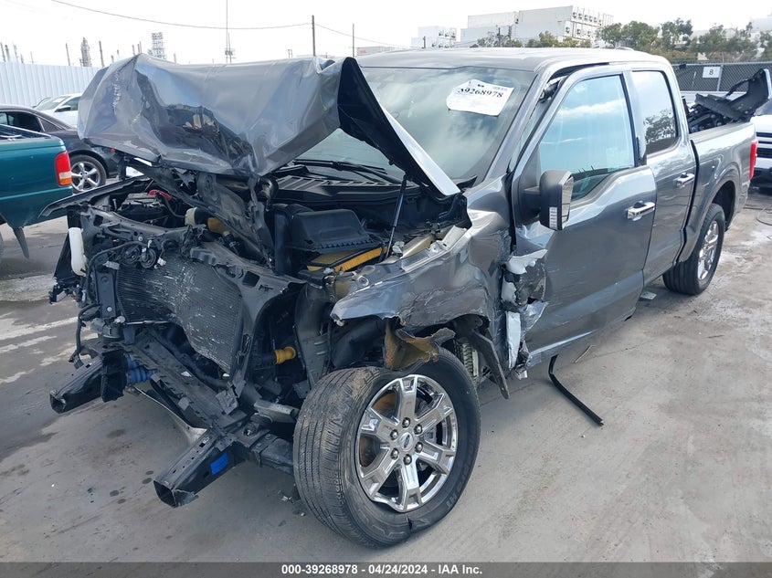 VIN 1FTEW1CPXMKD22755 2021 FORD F-150 XLT