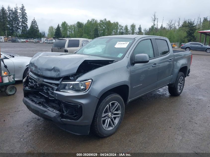 2022 Chevrolet Colorado 2Wd Short Box Wt VIN: 1GCGSBEN8N1243873 Lot: 39269029