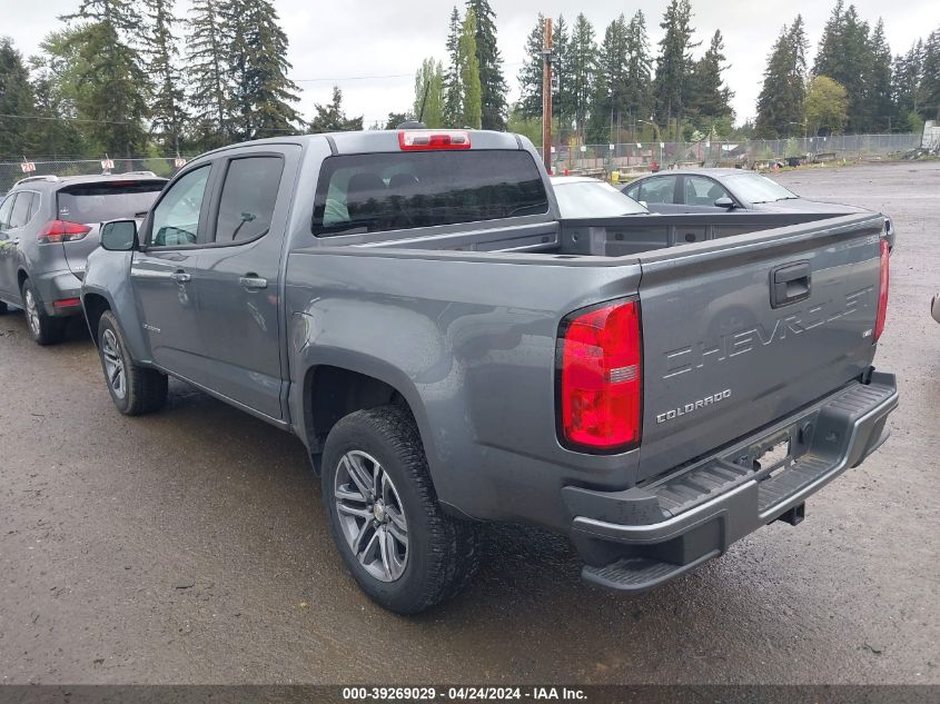 2022 Chevrolet Colorado 2Wd Short Box Wt VIN: 1GCGSBEN8N1243873 Lot: 39269029