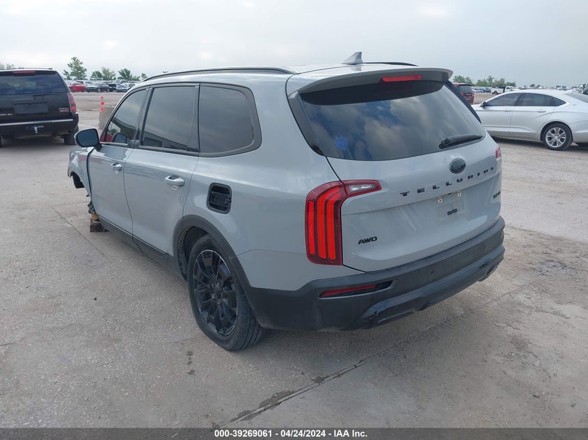 VIN 5XYP5DHC2MG177252 2021 KIA TELLURIDE SX