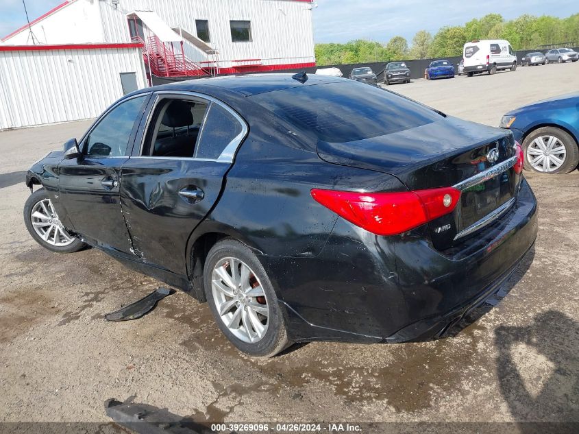 2016 Infiniti Q50 3.0T Premium VIN: JN1EV7AR9GM344512 Lot: 39269096