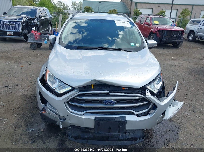 VIN MAJ6S3GL3MC408184 2021 FORD ECOSPORT SE