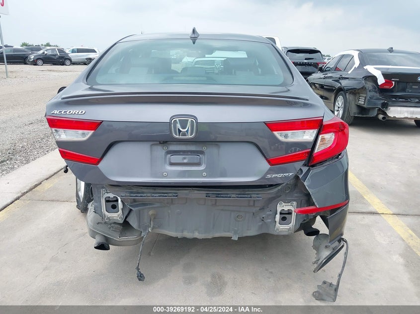 2018 HONDA ACCORD SPORT - 1HGCV1F37JA240603