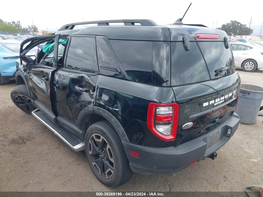 2022 Ford Bronco Sport Outer Banks VIN: 3FMCR9C67NRD85969 Lot: 39269196