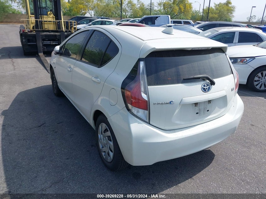 2015 Toyota Prius C Two VIN: JTDKDTB31F1581484 Lot: 39269228