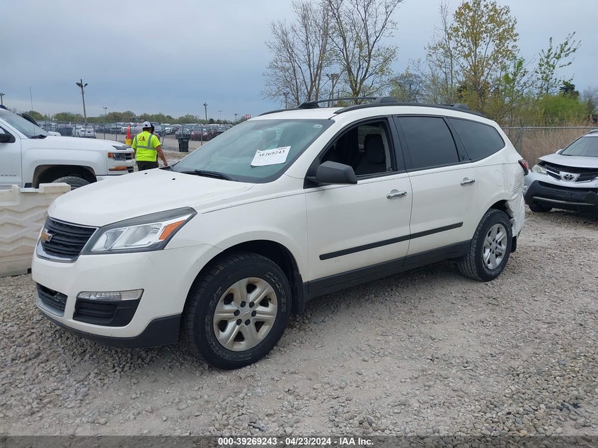 2013 CHEVROLET TRAVERSE LS - 1GNKVFED0DJ175705