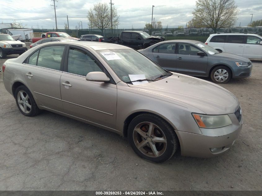 2007 Hyundai Sonata Limited/Se V6 VIN: 5NPEU46F67H162483 Lot: 39269253