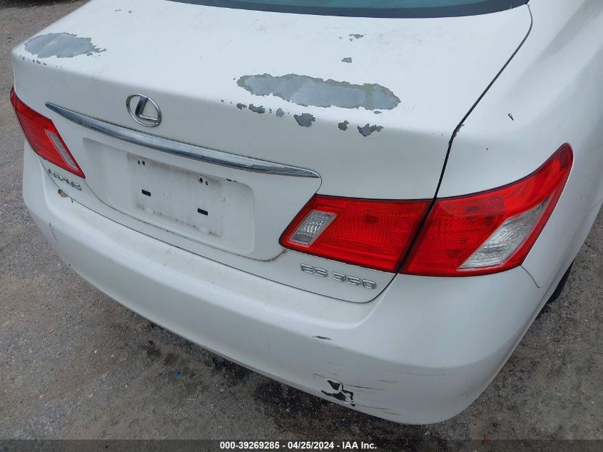 2008 Lexus Es 350 VIN: JTHBJ46G282206193 Lot: 39777529